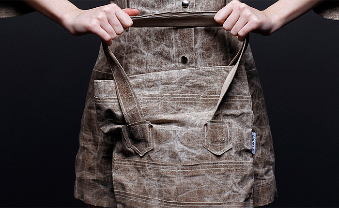 tasche TA - material 100% organic linen plus beeswax
