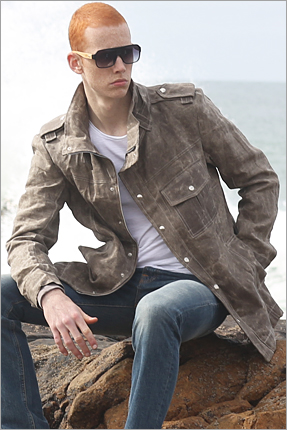 männerjacke JAA - material 100% organic linen plus beeswax