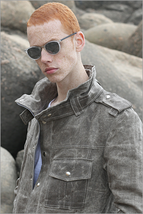 männerjacke JAA - material 100% organic linen plus beeswax